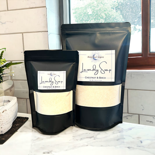 Laundry Soap - Chestnut & Birch -Natural Powder - 16 ounces