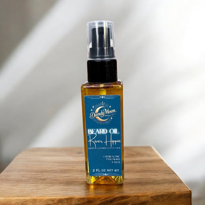 Organic Plant Based Beard Oil - River Hippie - 2 & 4 ounces