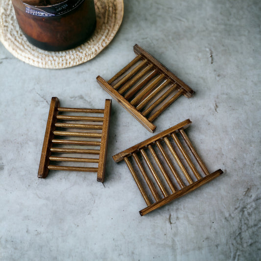 Bamboo soap tray