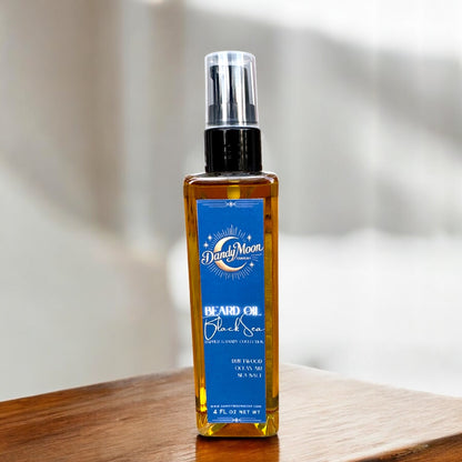 Organic Plant Based Beard Oil - Black Sea - 2 & 4 ounces