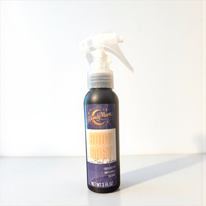 Body Mist spray bottle on a white background 