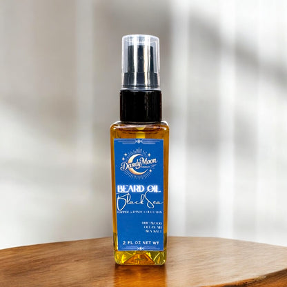 Organic Plant Based Beard Oil - Black Sea - 2 & 4 ounces