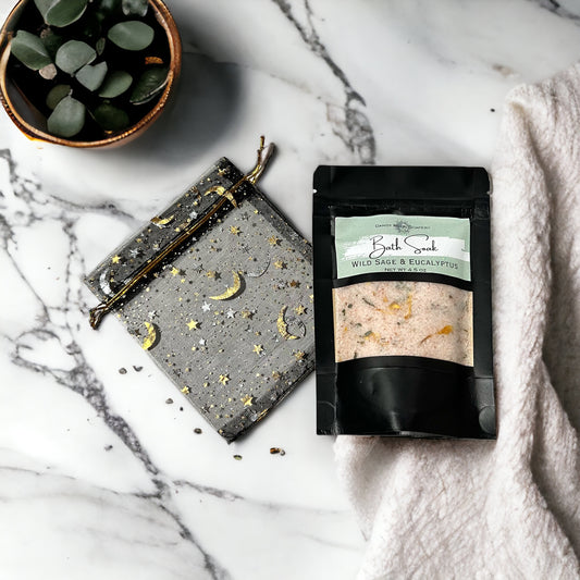 Wild Sage & Eucalyptus Bath Salt Soak